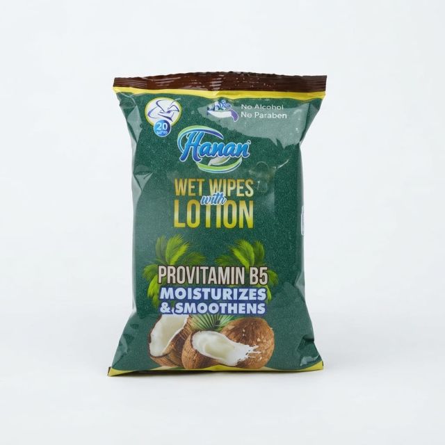 Hanan Lotion Wipes 20'S